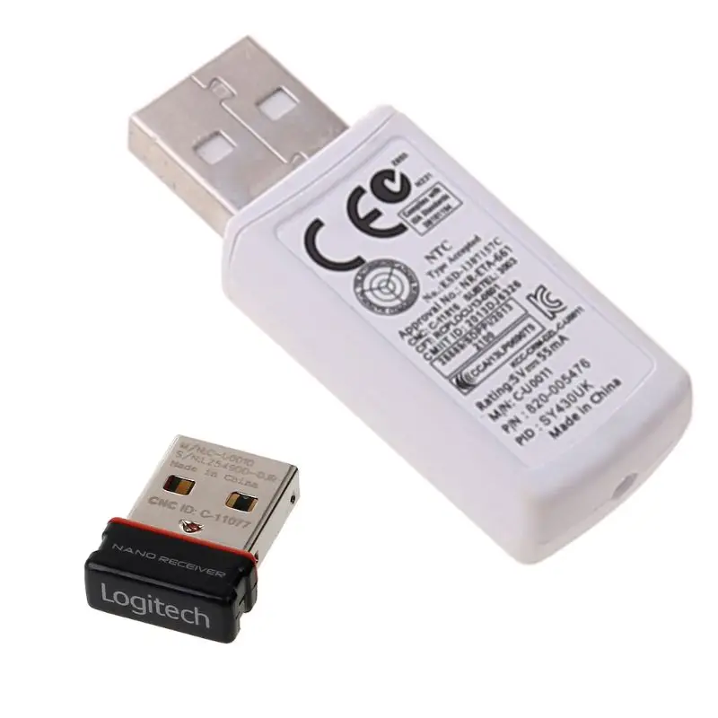 

New Usb Receiver Wireless Dongle Receiver USB Adapter for Logitech mk270/mk260/mk220/mk345/mk240/m275/m210/m212/m150 Mouse Keybo