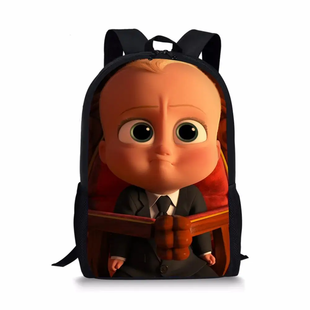 Модный детский школьный рюкзак HaoYun с узором для босса и младенца школьная сумка