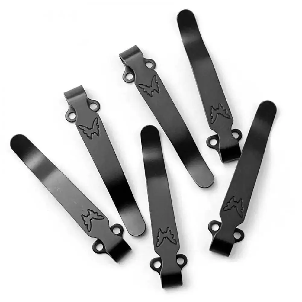 

Titanium Alloy Pocket Knife Clips Belt Portable Folding Back Multi Tools