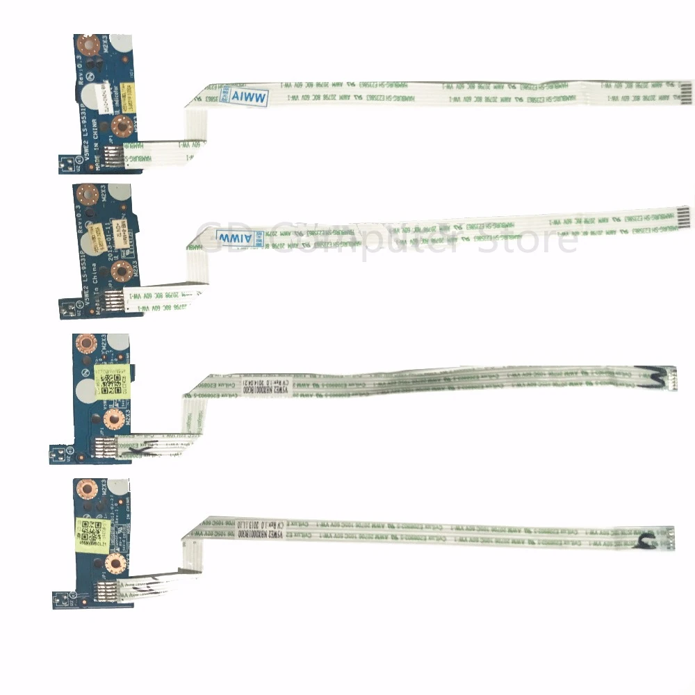 GD оригинал для Acer E1-570 E1-530 E1-570G E1-572P E1-510P LS-9531P V5WE2 Мощность кнопка на плате
