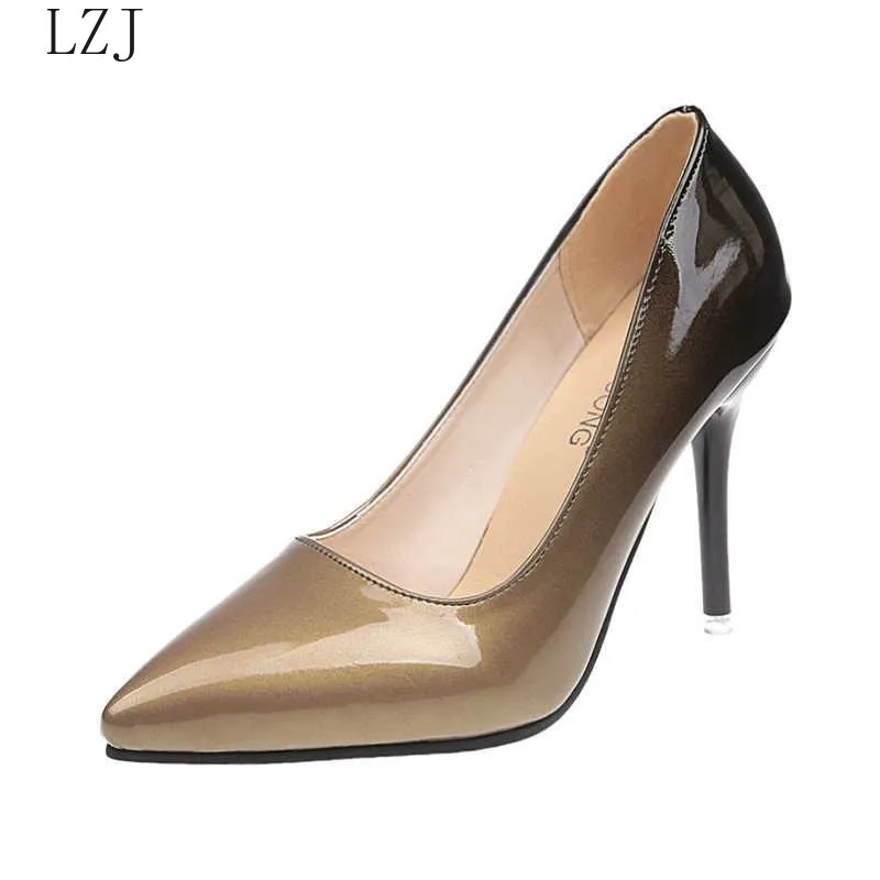 Женские туфли лодочки из лакированной кожи на высоком каблуке 10 см|Женские туфли|