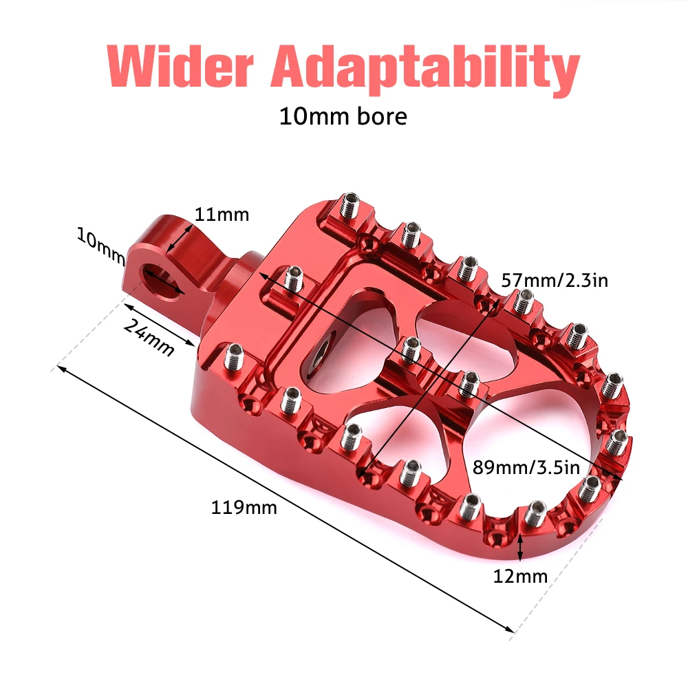 Подножки универсальные для мотоцикла вращающиеся педали Dyna Softail Road King Sportster XL 883 120