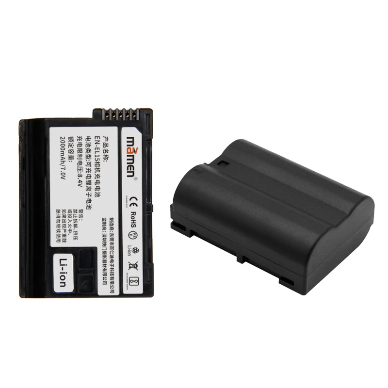 ЖК-дисплей зарядное устройство с двумя usb-портами для En-El15 Аккумулятор камеры 1 V1