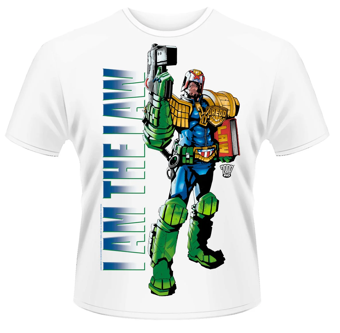 Футболка Judge Dredd 'I Am The Law 2 ' футболка с принтом NUOVO E ORIGINALE мужская летняя новая