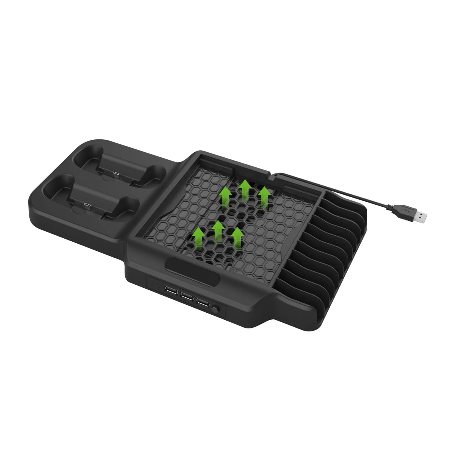 Вертикальная охлаждающая подставка для Xbox Series X двойное зарядное устройство