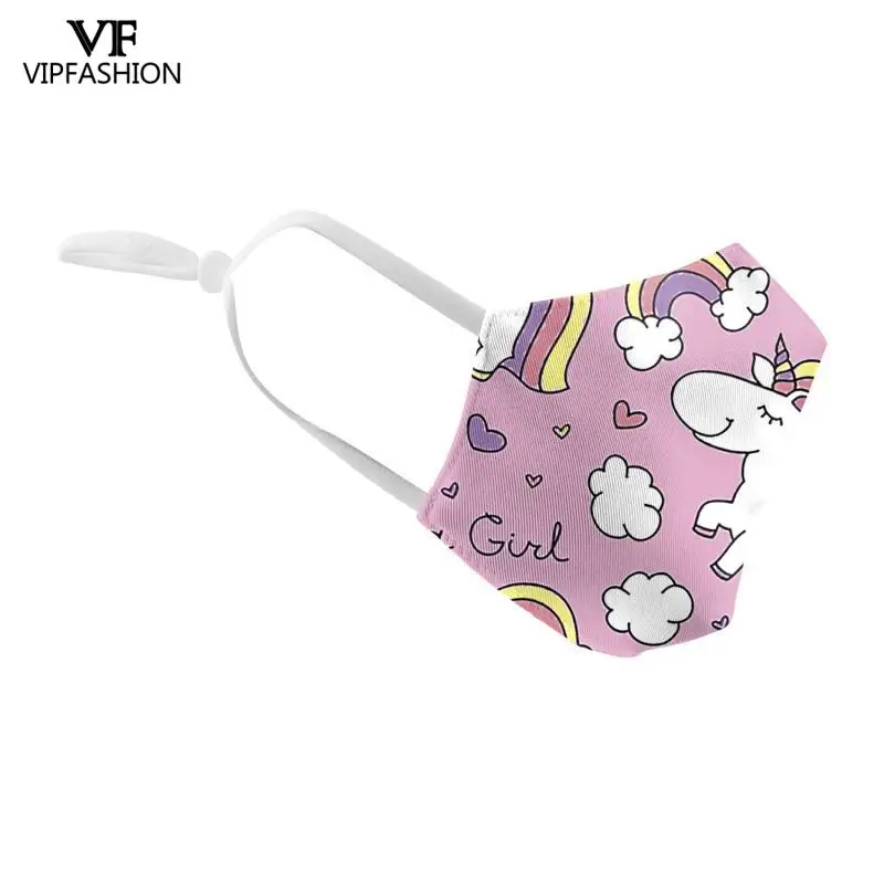 Модная детская маска для лица VIP из полиэстера с милым мультяшным аниме