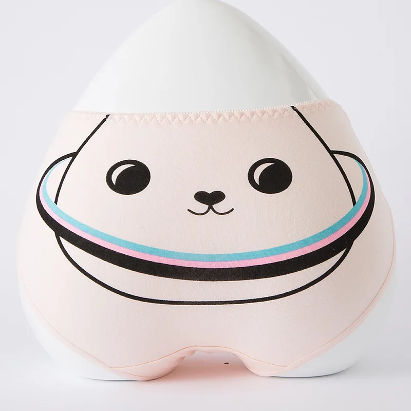 Pink Alien Cat SP& CITY, хлопковое нижнее белье с милым принтом животных, женские сексуальные трусики для менструального периода, удобные бесшовные трусы, нижнее белье для девочек, Танга - Цвет: Pink Alien Cat