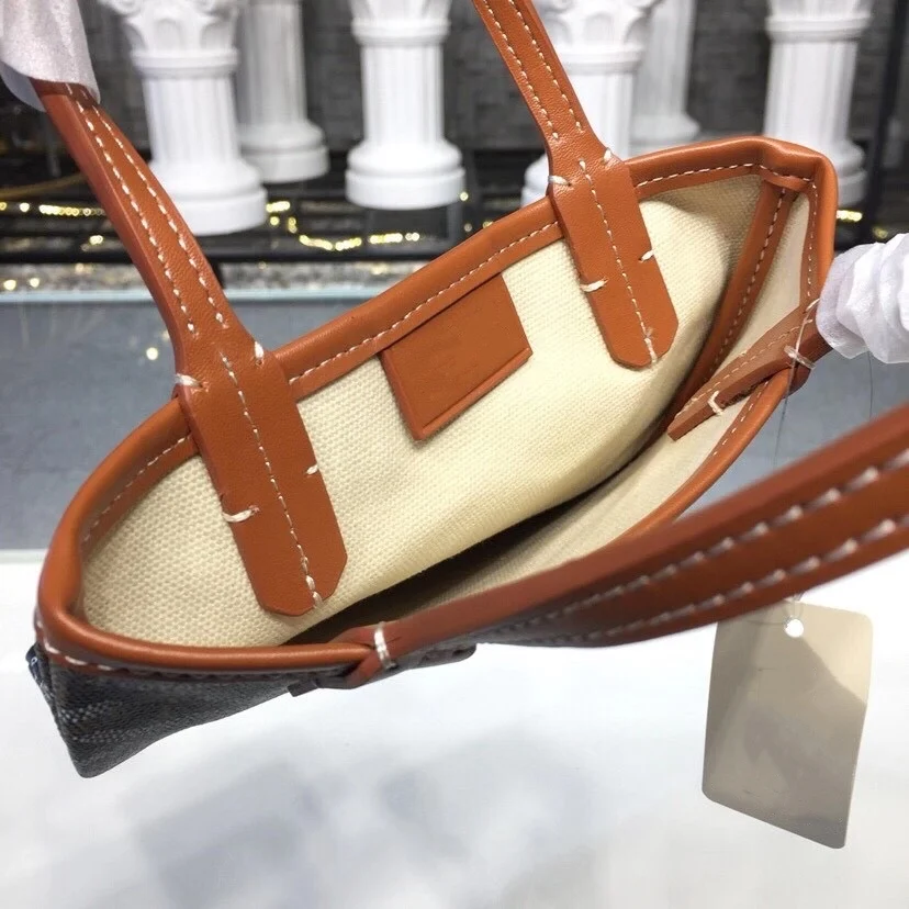 

Luxury new mini shopping bag high quality leather portable bucket bag