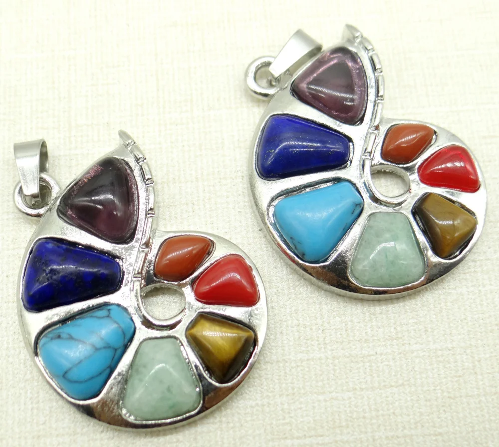 

Лидер продаж 2020, 6 шт., подвеска из натуральной искусственной кожи, чокер для йоги, рейки, 7 чакр для изготовления ювелирных изделий своими рук...