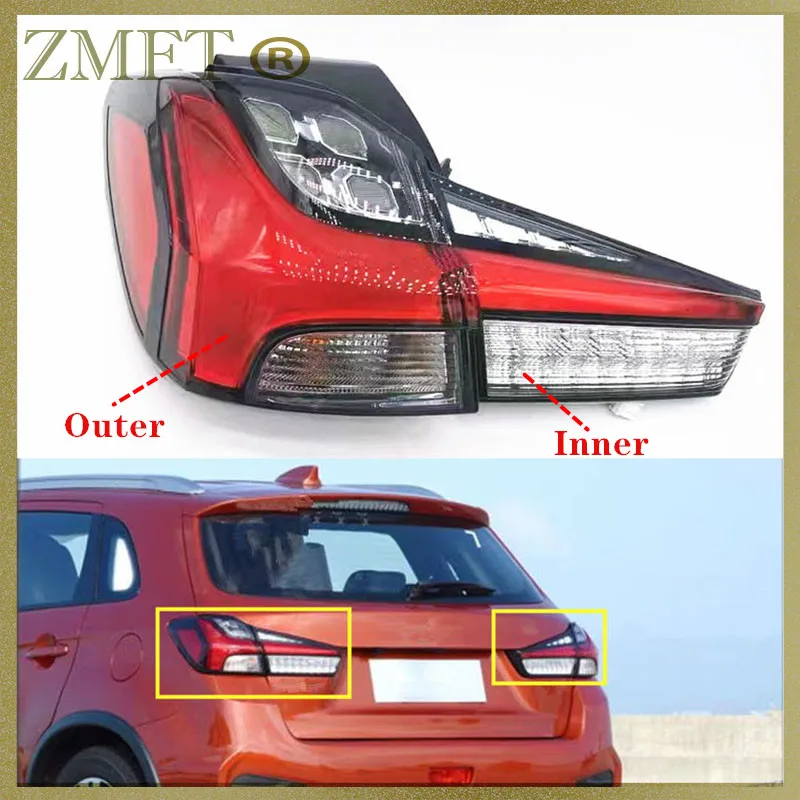 Car Rear Bumper Tail Light Brake Lamp For Mitsubishi ASX 2020 Taillight Rear Light Tail Lamp