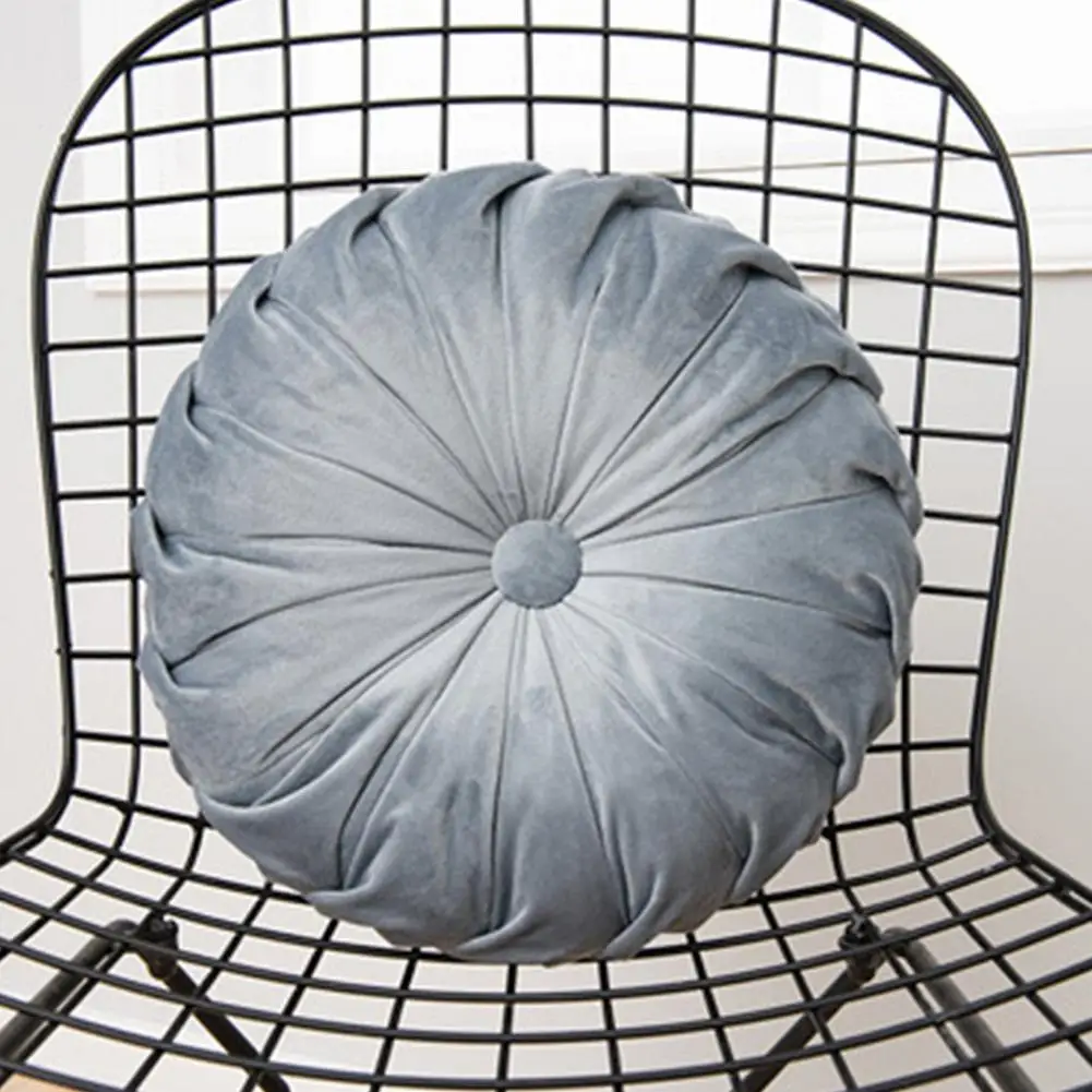 Круглая подушка для сиденья в европейском стиле Стиль коврик под стул сплошной