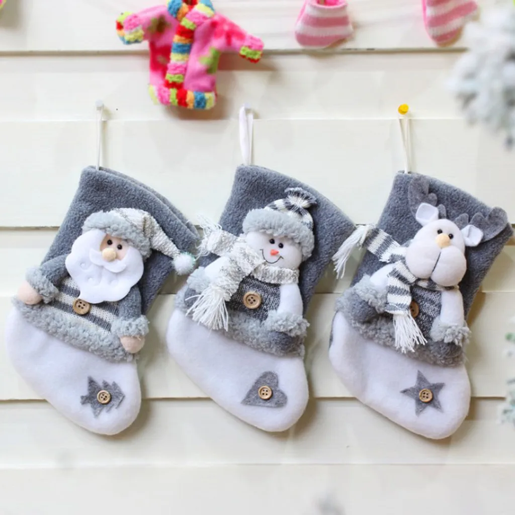 Рождественские товары украшения для елки Фотосумка Санта Клаус снеговик лось