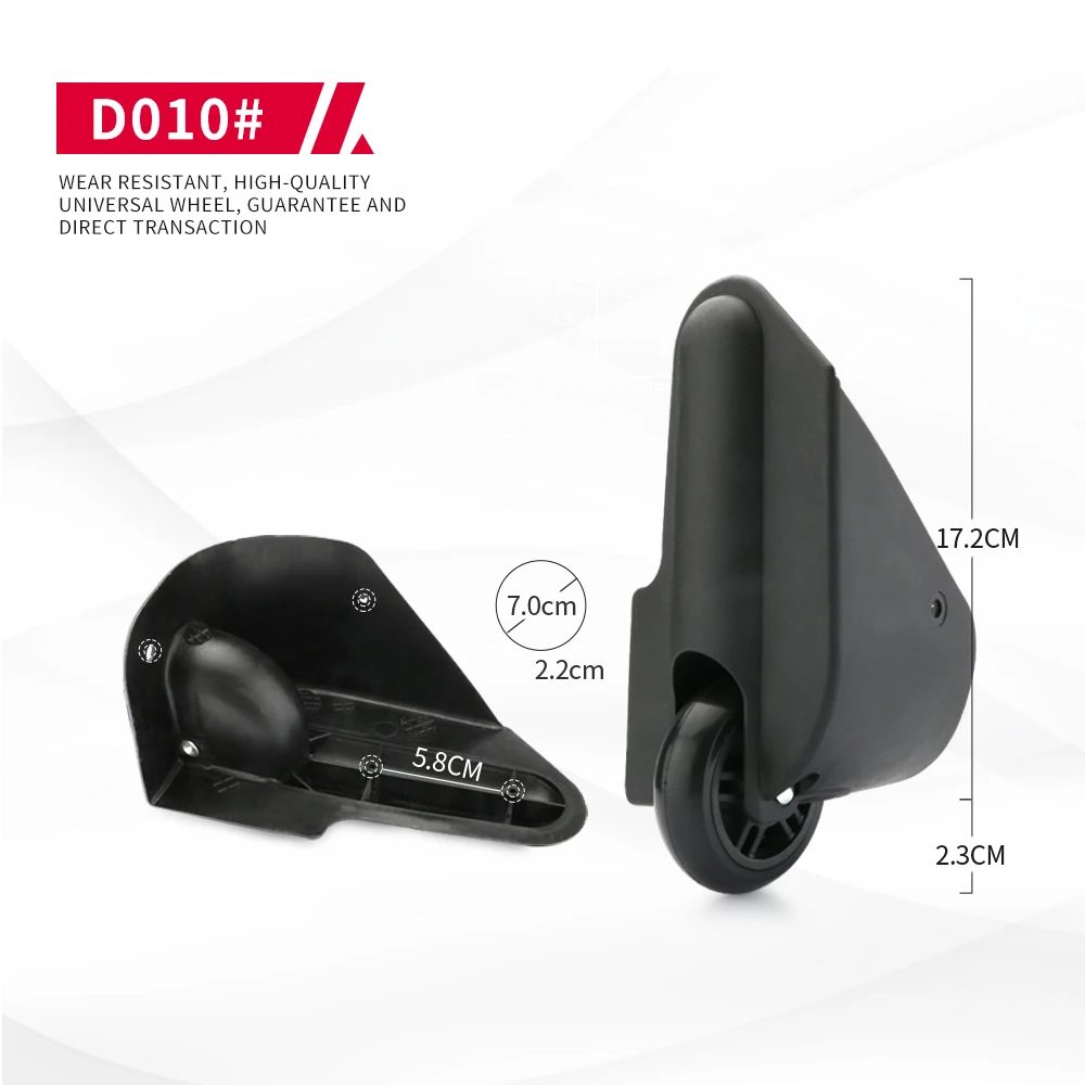 DiLong D010  Luggage Wheel Replacement With Deluxe Repair Tool Replacement Universal Accessories Roller Durable Silent Casters