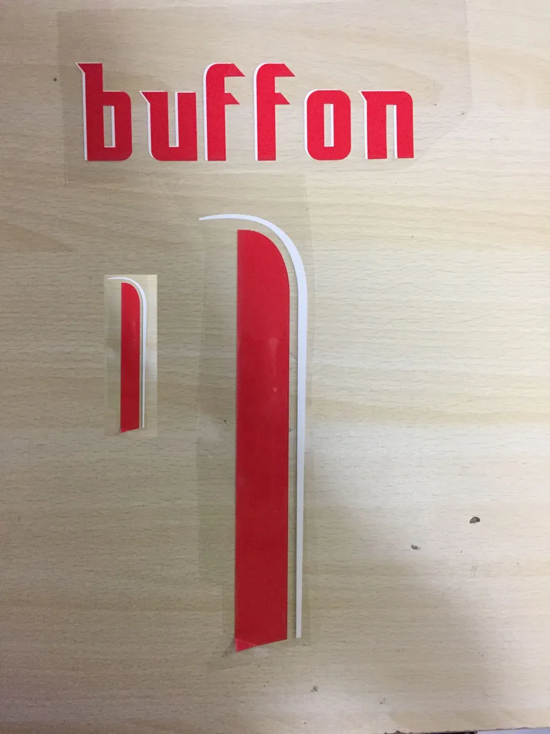 2006 Nameset #1 BUFFON печать настроить любое имя номер футбольная нашивка