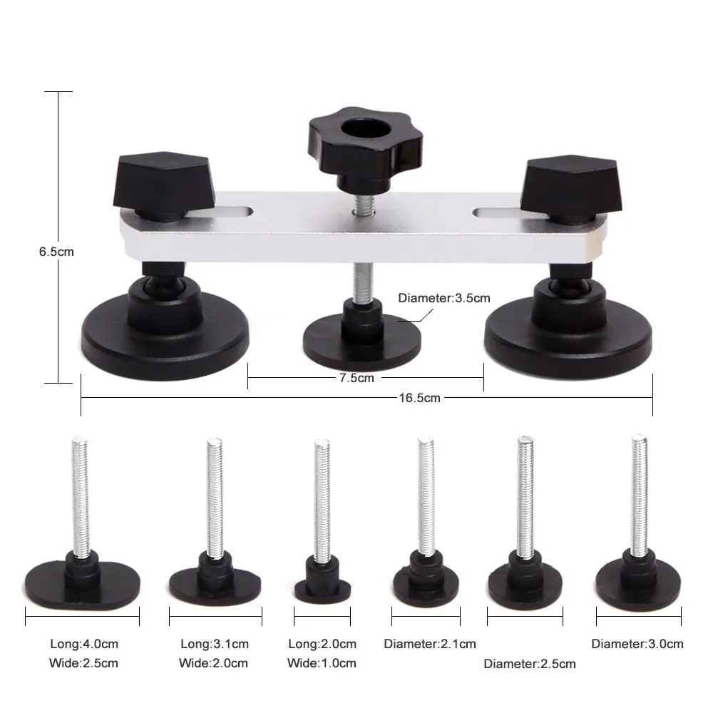comprar Remoção Paintless Dent Lifter Extrator Ponte Granizo Reparação Pistola De Cola Ferramentas Do Corpo Do Carro Removedor Dent Repair Extrator Kit