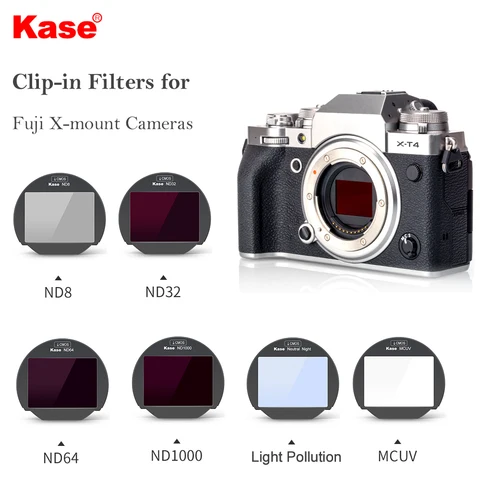 Kase Clip-in CMOS фильтр для Fujifilm X-Mount Camera X-T4 X-T3 X-T30 X-PRO3 etc (UV/нейтральная плотность ND/X-H1 загрязнение)