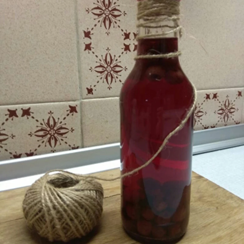 Упаковка из джутовый шнур-шпагат конопли натуральная Мешковина 30 м Подарочная