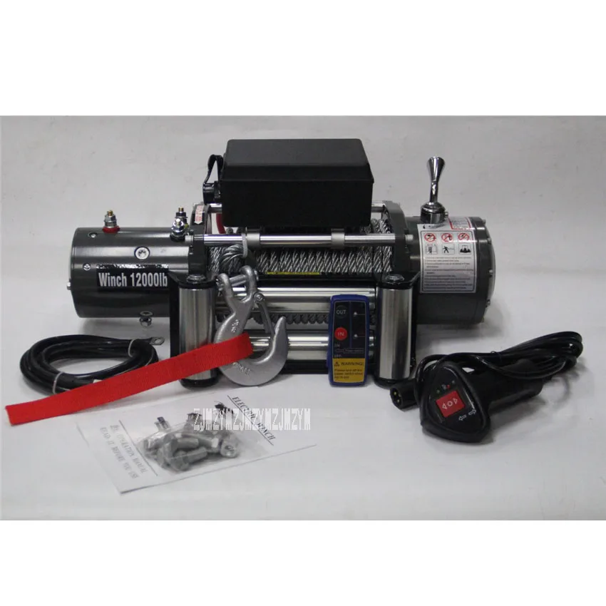 12V 12000lb автомобильная электрическая лебедка для конкретного транспортного