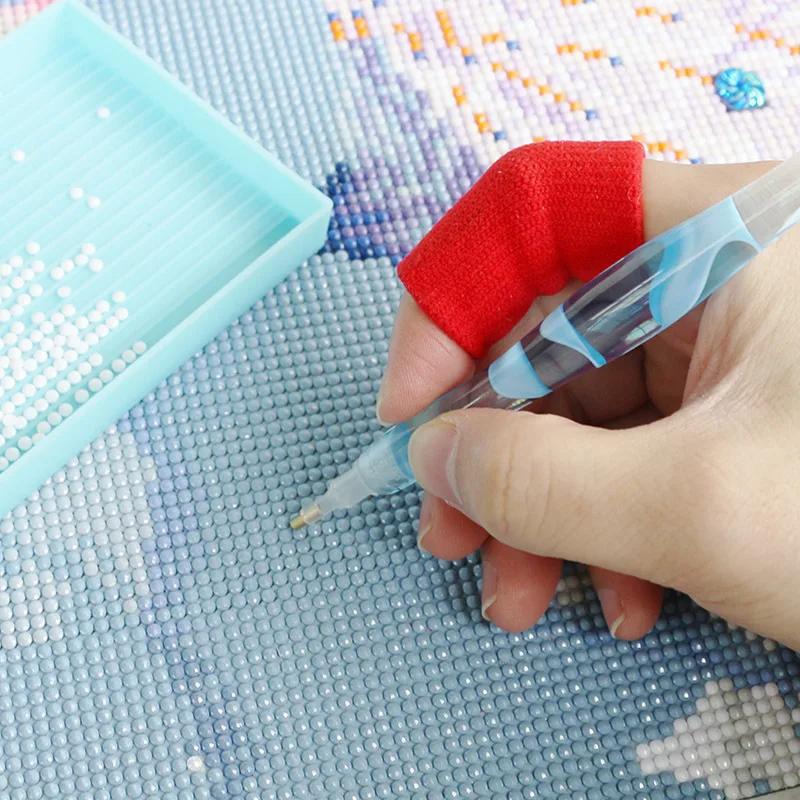 

10pcs DIY Diamond Painting Tools Fingerstalls for Diamond Drills Pen Hand Pain Relief 5D Embroidery Cross Stitch Accessories