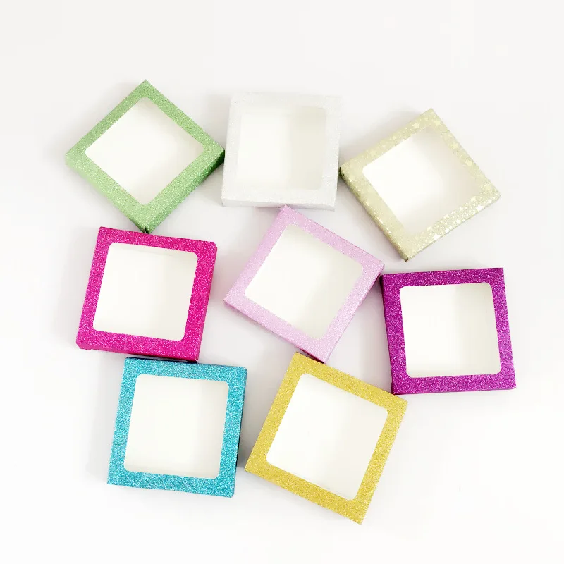 MJS4 Artificial Eyelash Personalized Box False Storage Portable Makeup Packaging | Красота и здоровье