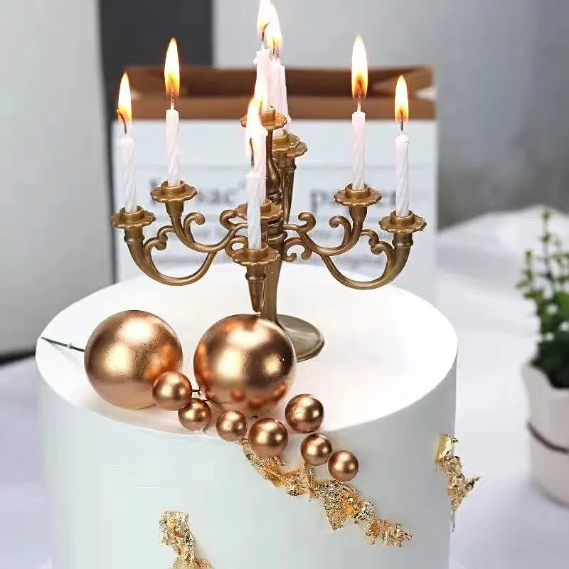 1 Набор подставка для торта на день рождения со свечами украшения рождества