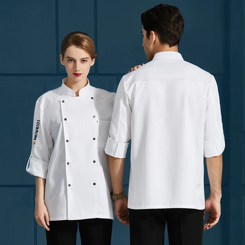 Унисекс Cook Coat ресторанная кухня хлебобулочная униформа для гостиничного