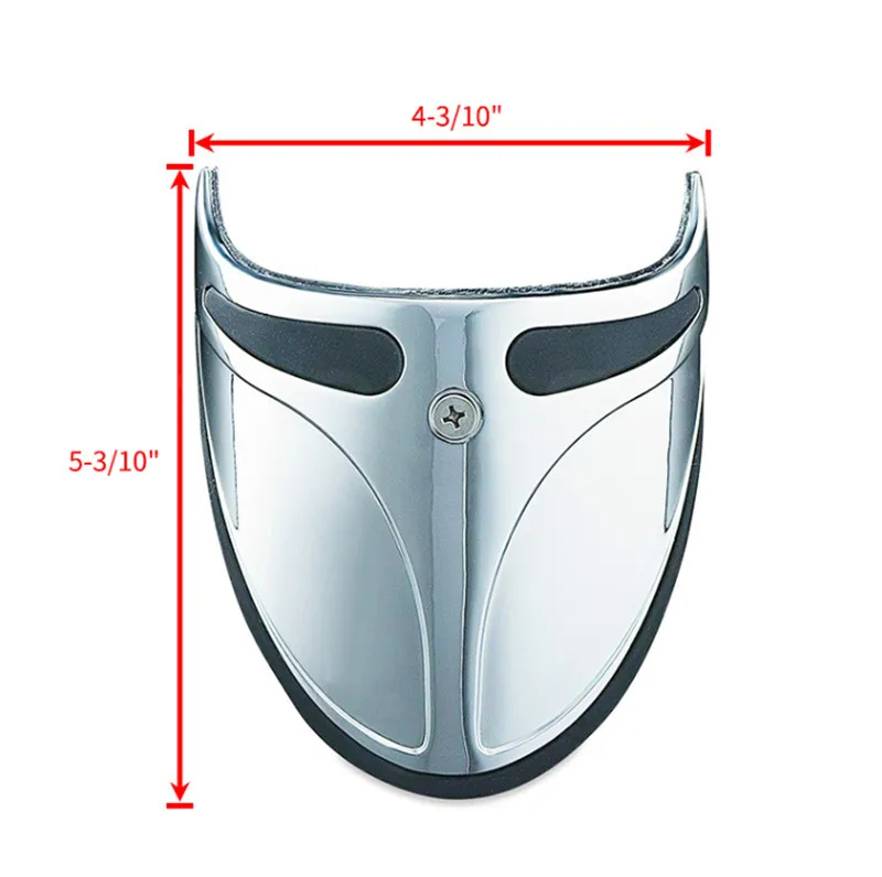 Хром Мотоцикл пластиковый брызговик удлинитель/наконечник грязеотталкивающая