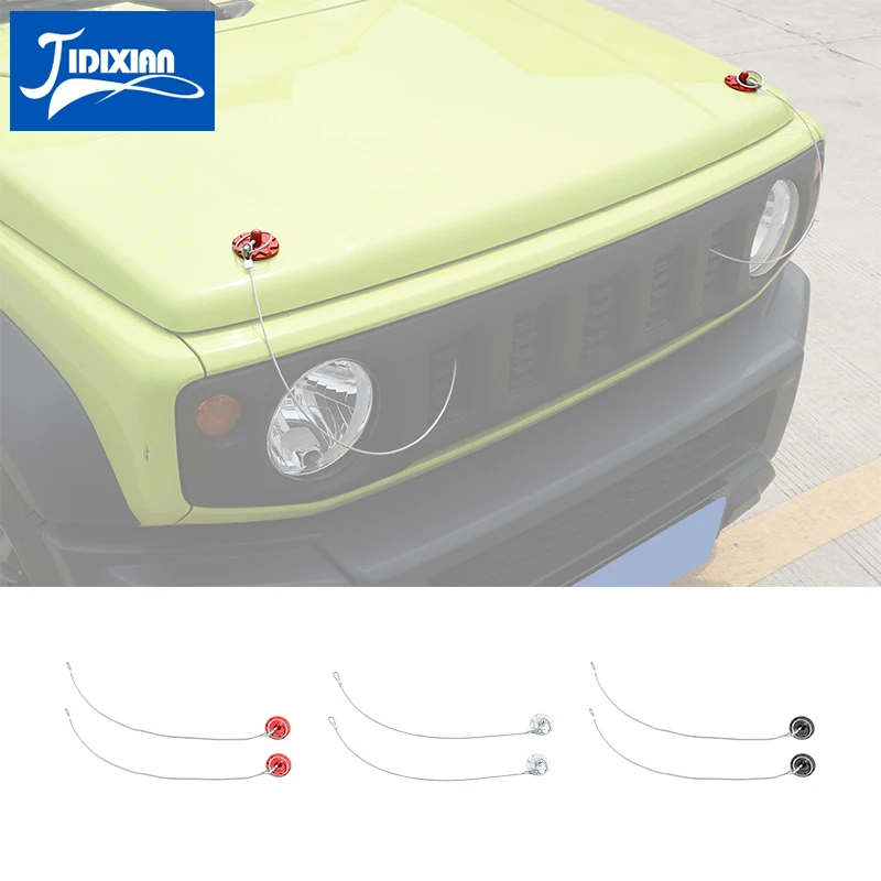 

JIDIXIAN Car Engine Lock for Suzuki Jimny 2007+ Car Engine Hood Latch Decoration Lock Catch Cover Protect for Suzuki Jimny 2019+