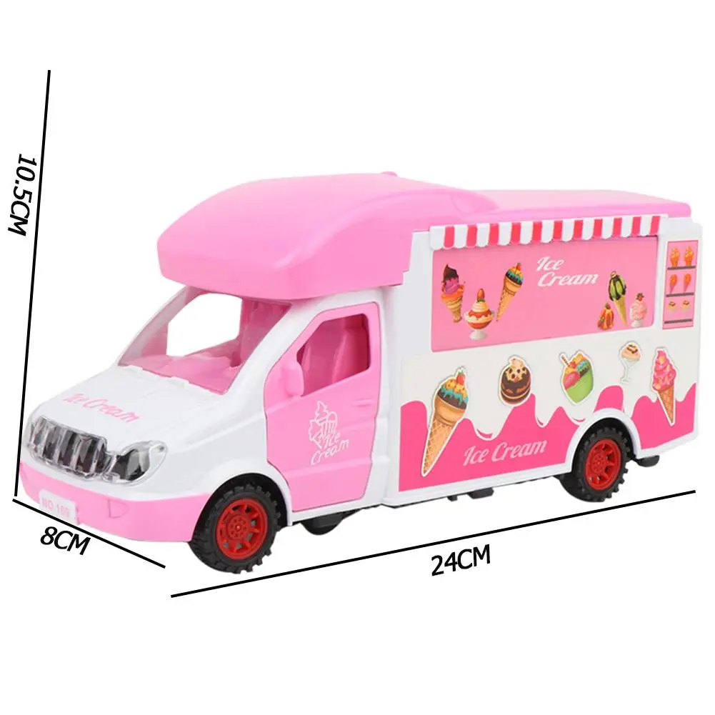 

Ice Cream Universal Dining Car Toys Rich in Color Benefiting Eyes Development with Light Music Projection for Children Gift