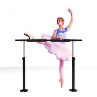 119cm length floor fixed dance bar with 65 110cm height adjustable steel frame stable home ballet barre