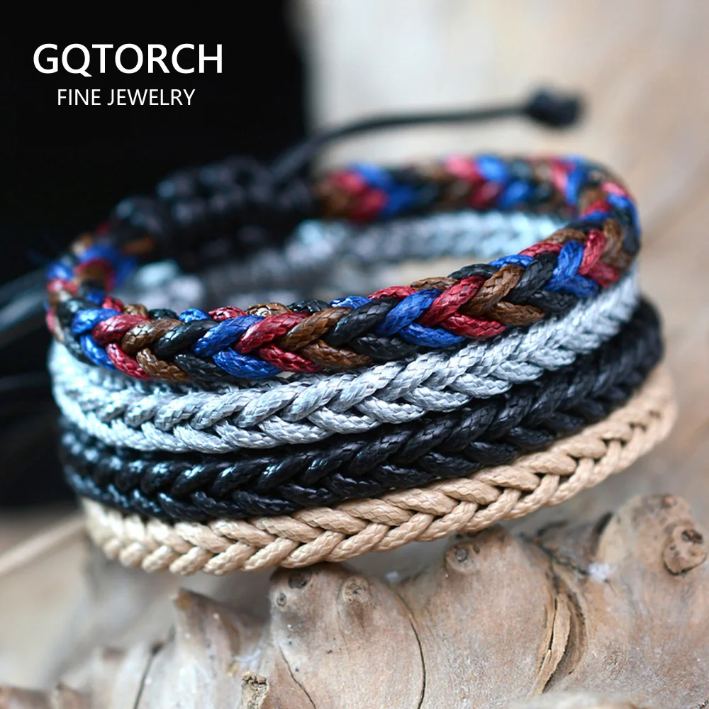 Грубый стиль мужской 8 нитей ручная плетеная тибетская буддийская работа узелки