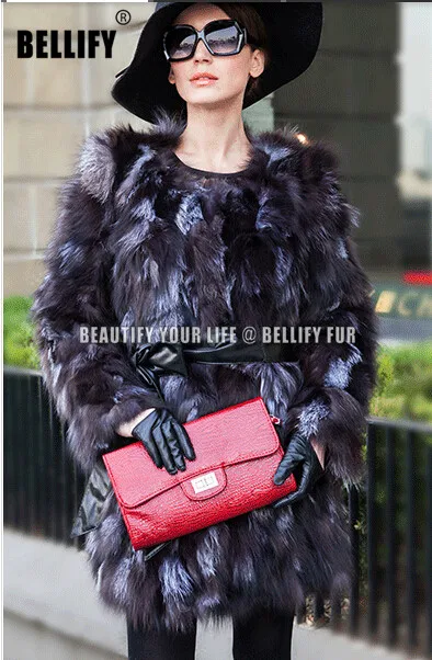 Лидер продаж трендовые Брендовые куртки с натуральным лисьим мехом в