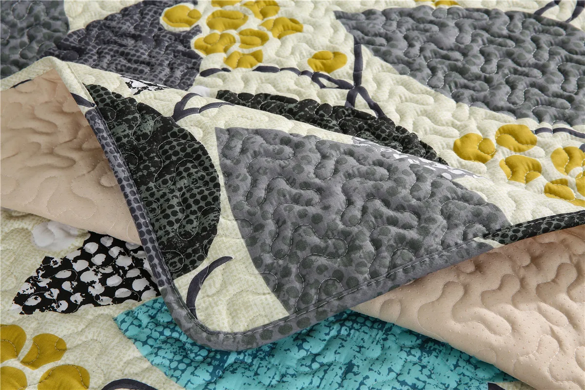 Двухсторонний чехол для дивана моющийся в стиральной машине Хлопковый летнее