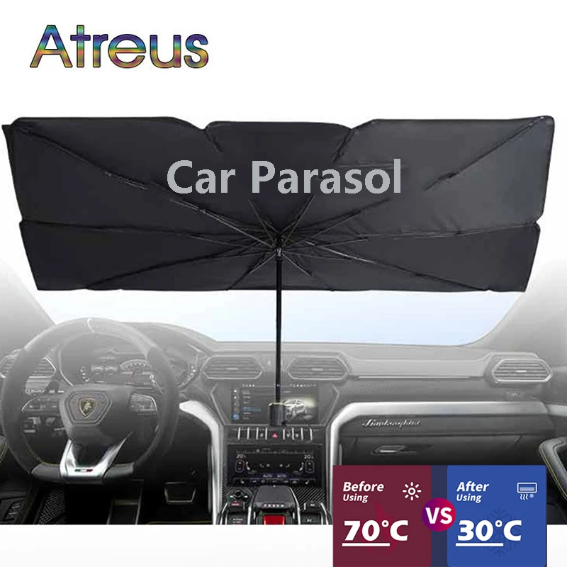 

Auto Styling Car Front Window Sun Shade Protector Parasol UV Protector Sun Blind Umbrella Car Interior Accessories