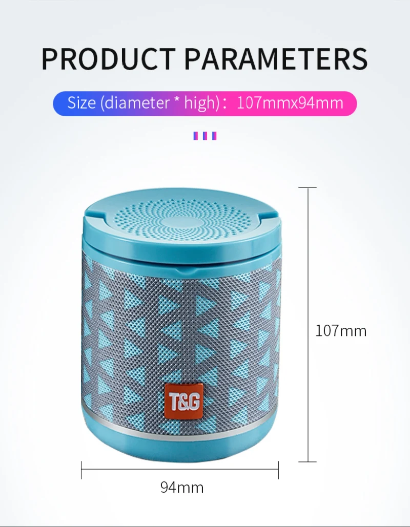 

Bluetooth Speaker Phone Holder TWS Series FM Radio Card Subwoofer Wireless Outdoor Portable Bluetooth Small Speaker