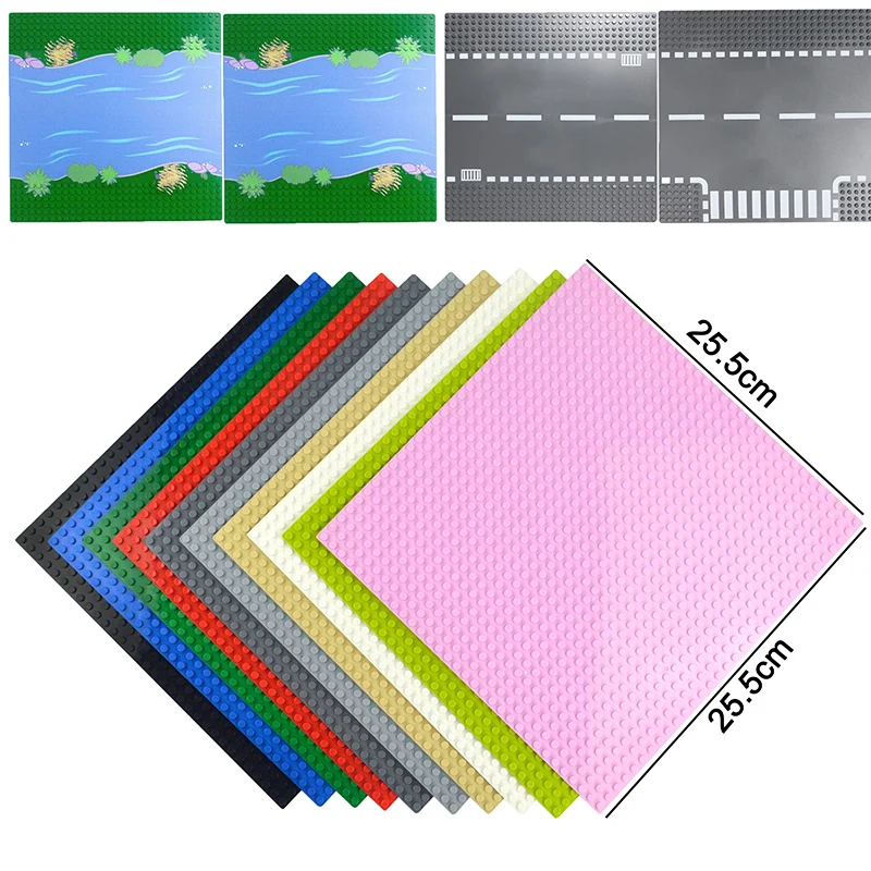 Классические базовые пластины 32*32 точки кирпичи совместимые со всеми брендами