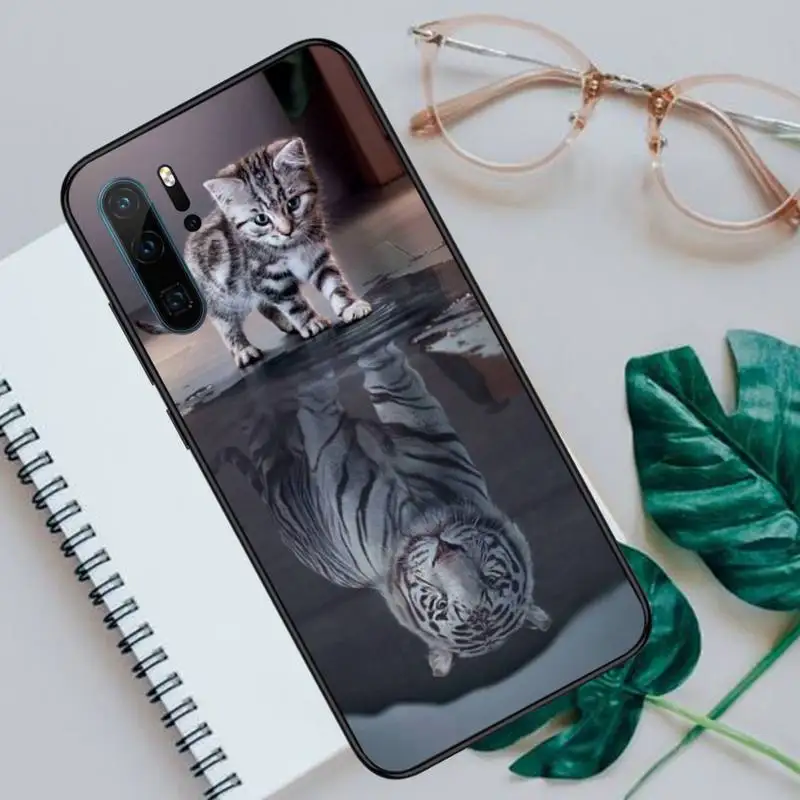 

cute cat animal Phone Cases For Huawei P40 P20 P30 lite Pro P Smart 2019 Mate 40 20 10 Lite Pro Nova 5t