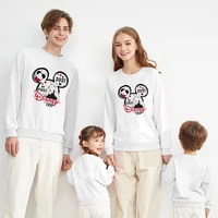 family versatile kawaii sweatshirt aesthetic pullover 2021 my first disney trip print winter happy harajuku style cartoon funny