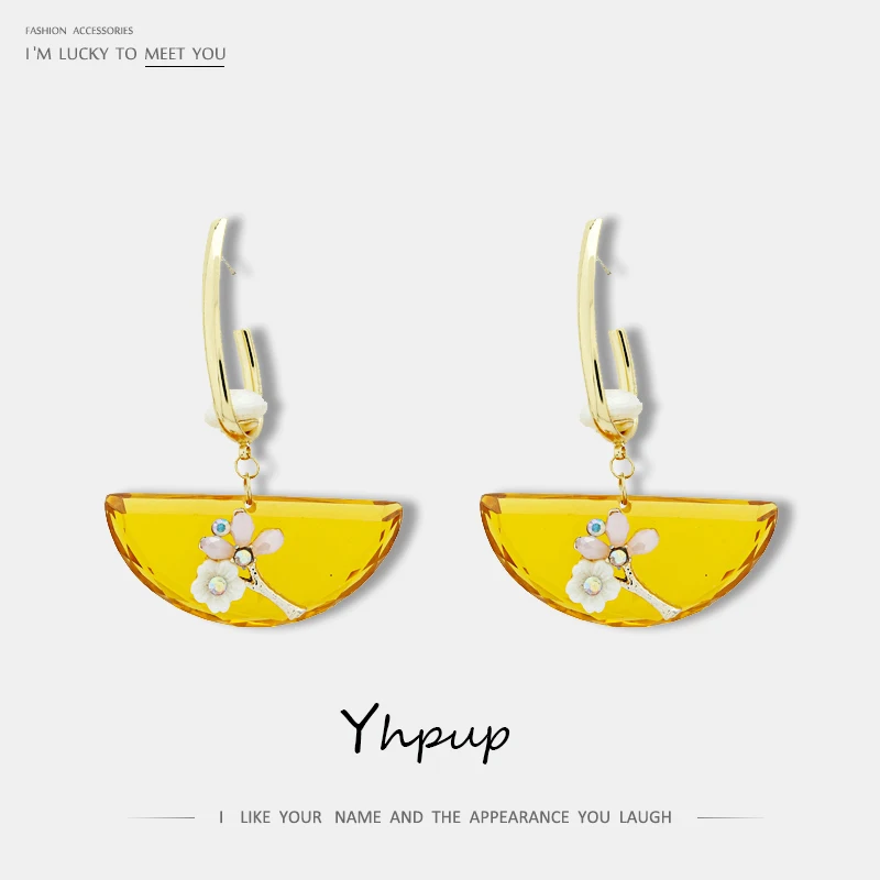 Yhpup Модные Элегантные классические корейские серьги с жемчужинами висячие