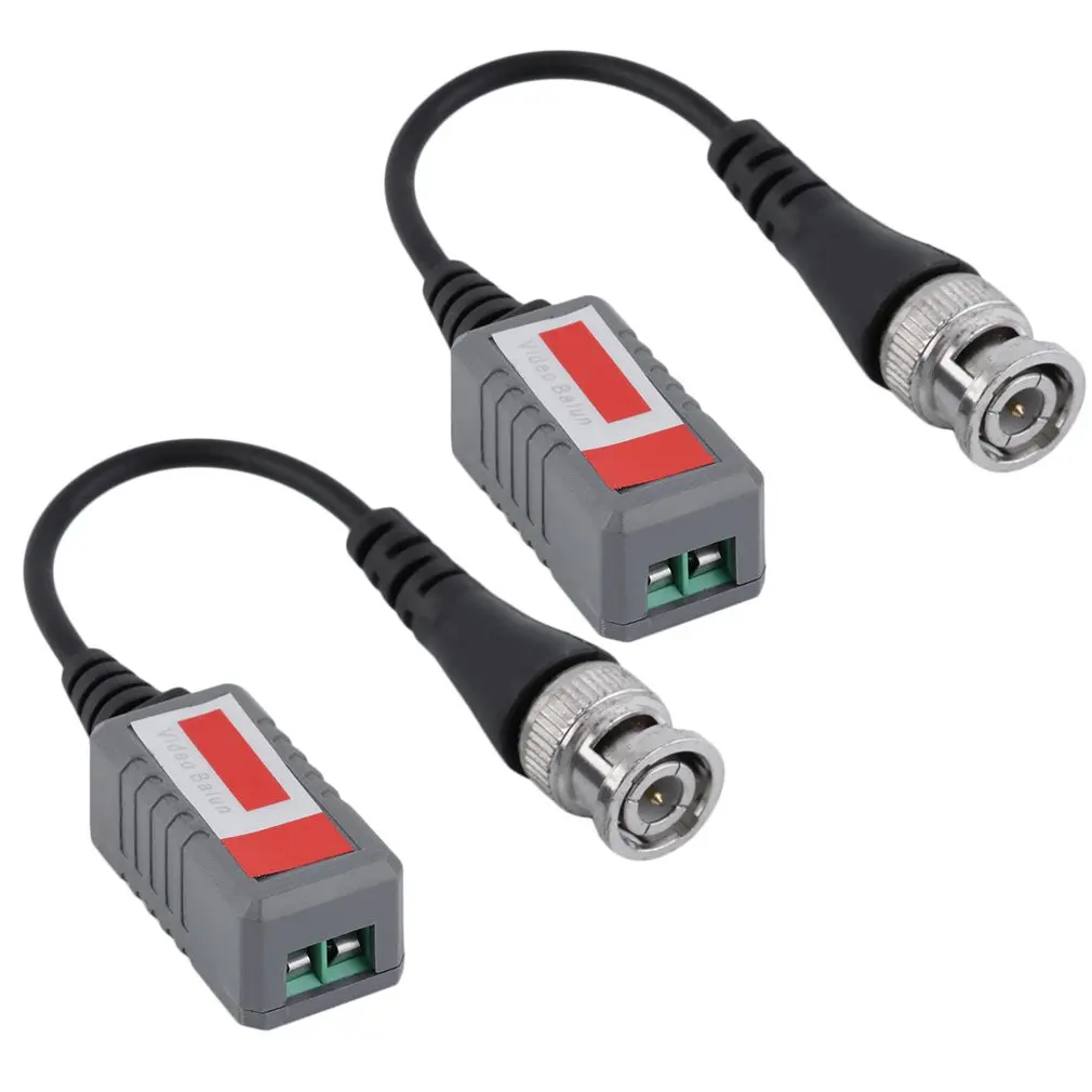 BZX 212L 1 канальный пассивный видео трансивер для Balun BNC CCTV Разъем CAT5 кабель черный