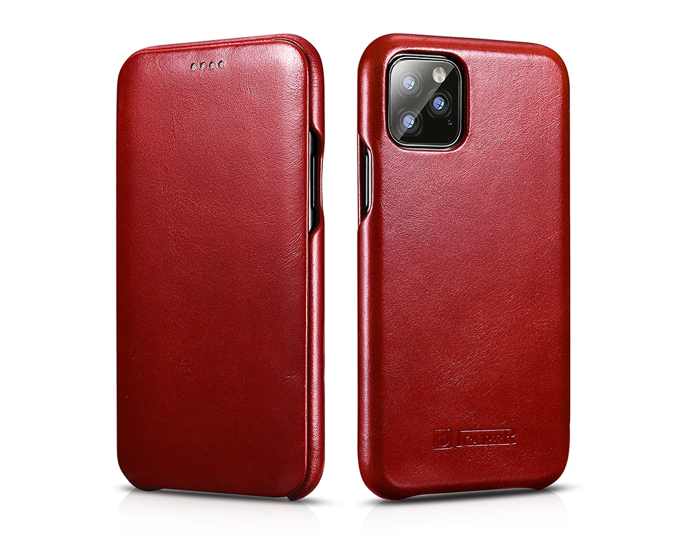 ICARER чехол из натуральной кожи для iPhone 11/Pro/Max роскошный флип-чехол для Apple iPhone 11 Pro Max чехол s