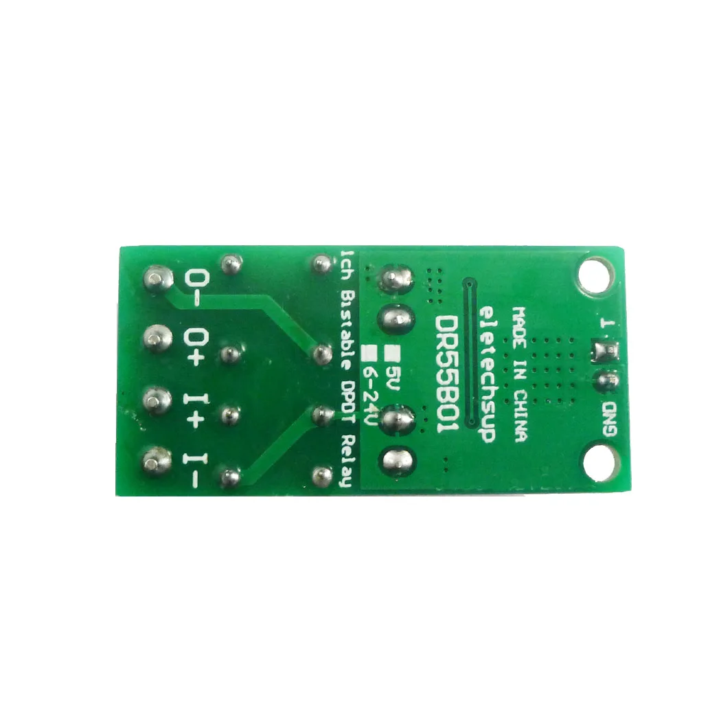 

DC 5-24V 2A Flip-Flop Latch Motor Reversible Controller Self-locking bistable Reverse Polarity Relay Module