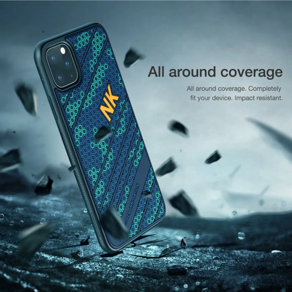 Для iPhone 11 11 Pro Max чехол для камеры Nillkin Роскошная текстура Спортивная Силиконовая задняя крышка Camshield для iPhone 11 Pro Max чехол для телефона