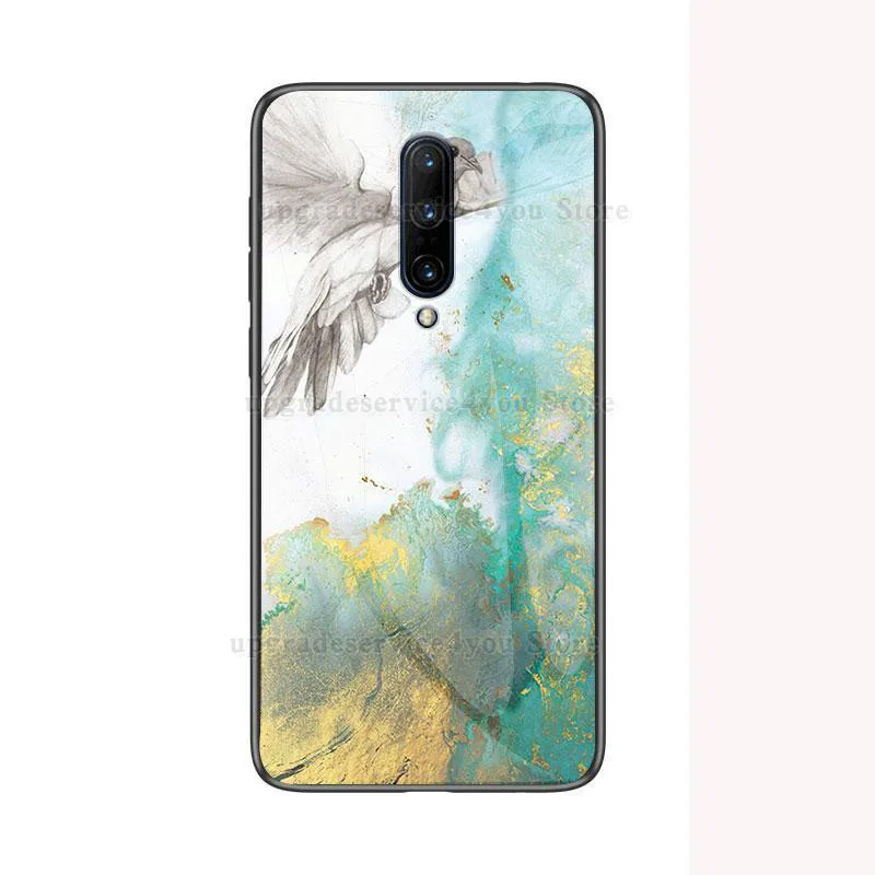 Роскошный Мраморный чехол из закаленного стекла для Oneplus 7TPro чехол для Oneplus 7T 7 Pro Ультратонкий чехол для One Plus 7 6 6T 5 5T 1+ 7 Чехол