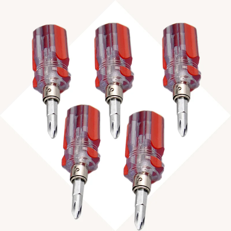 5pcs Отвертка Мультитул плоский винт с крестообразным шлицем наконечник мини Torx отвертка для ремонта Diy держатель фреза двунаправленная Сменная головка - Цвет: 5pcs