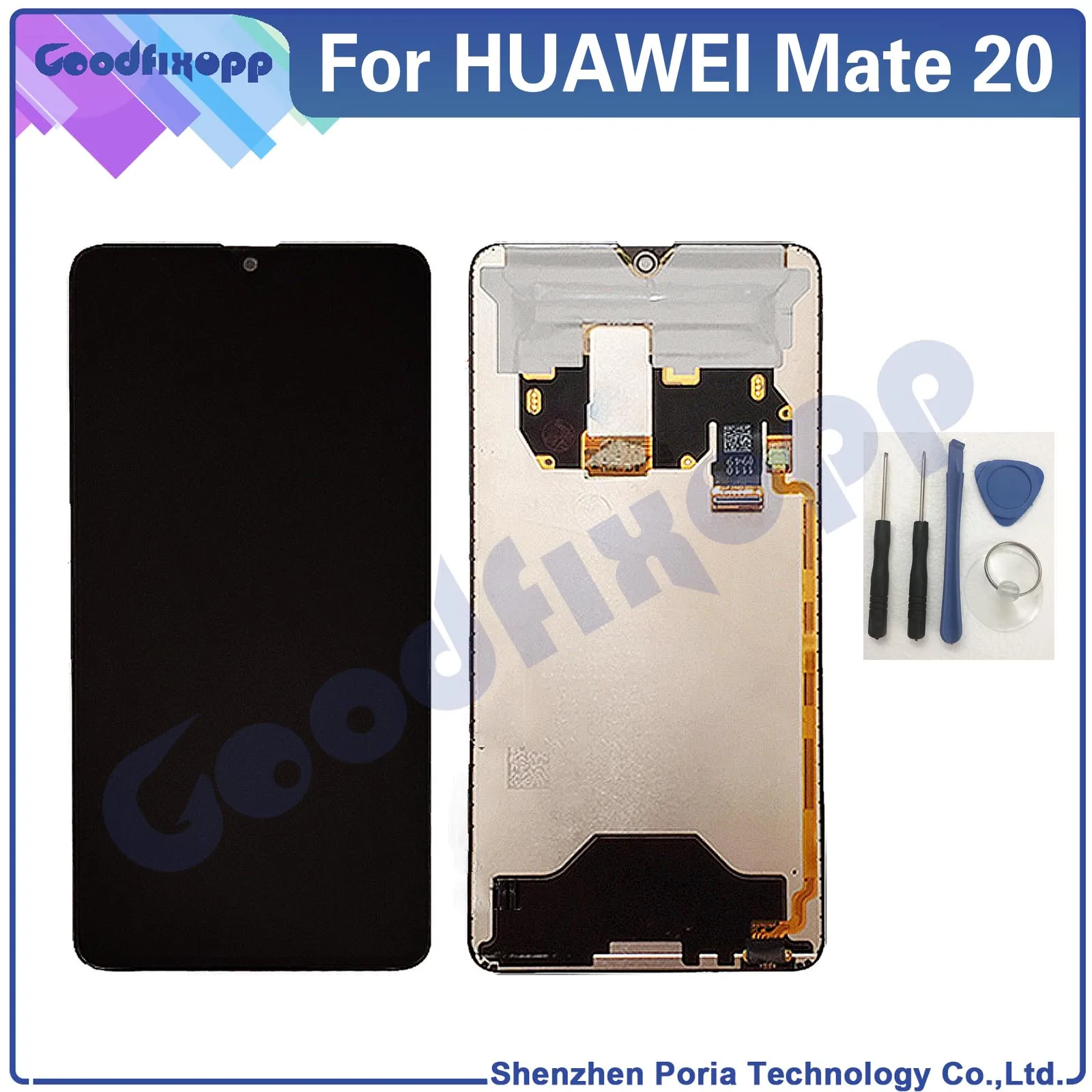 Сенсорный ЖК-дисплей для HUAWEI Mate 20 HMA-TL00/L29/L09/AL00, сенсорный экран с цифровым преобразователем в сборе, сенсорный ЖК-экран для HUAWEI Mate20
