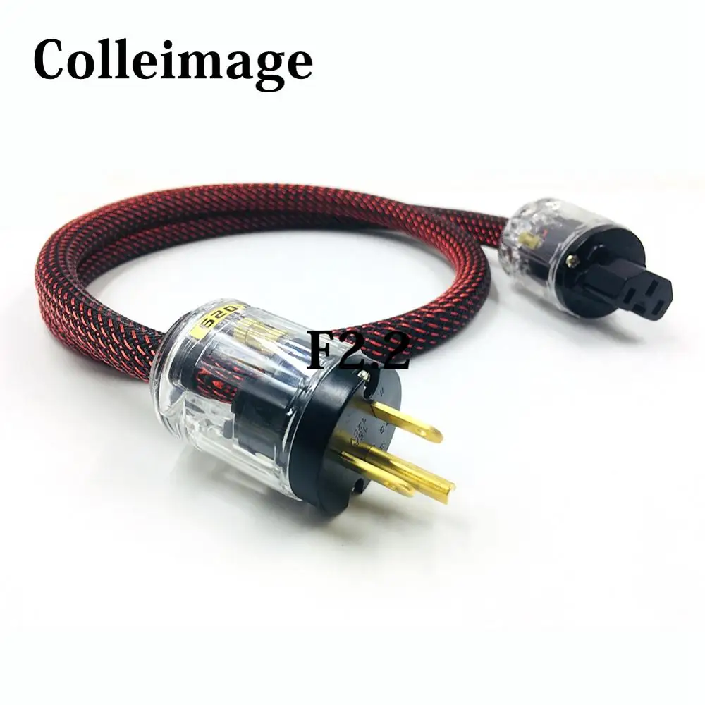 Colleimage FURUTECH FP 314Ag Кабель питания Шнур с Oyaide P 029 Schuko US Plug кабель переменного