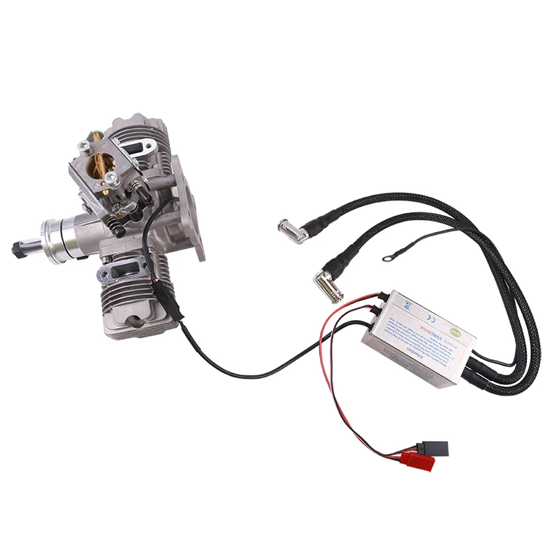 Двухцилиндровый бензиновый/бензиновый двигатель RCGF 31cc с