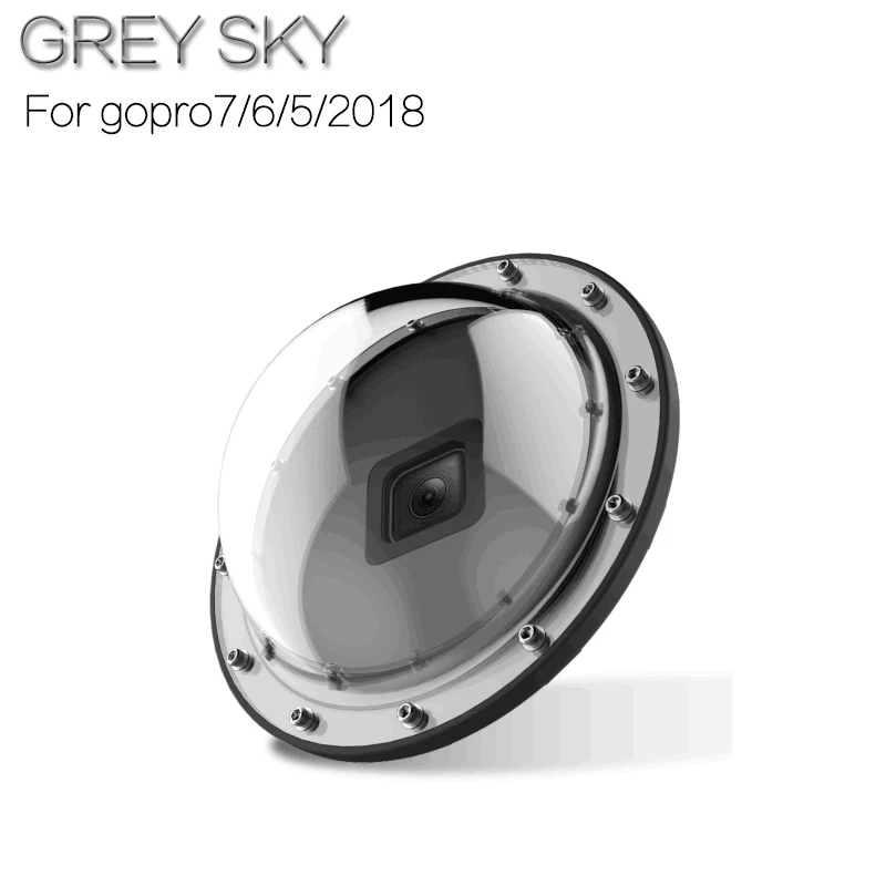 Go Pro купольная крышка для порта объектива GoPro Hero 7/6/5 водонепроницаемый чехол