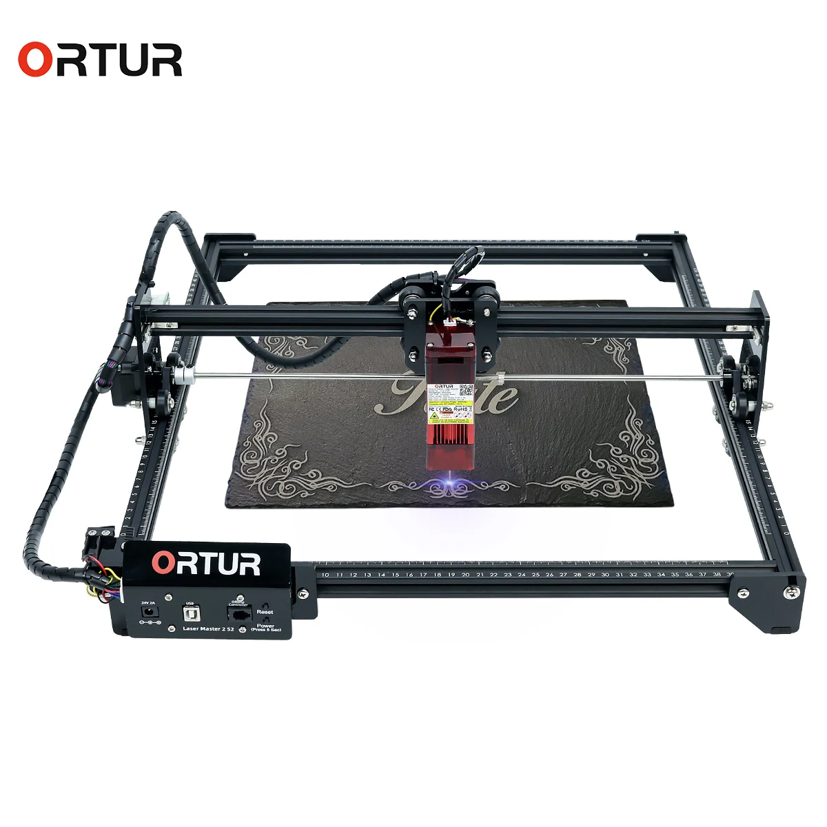 Лазерный гравировальный станок Ortur Laser Master 2 S2 10 Вт лазерный гравер сделай сам